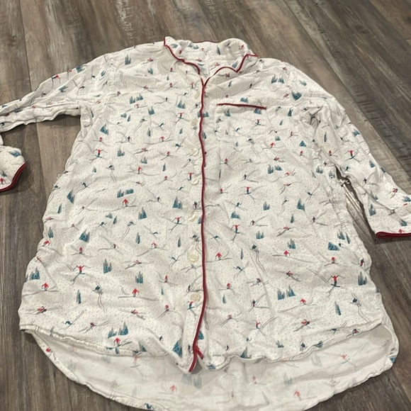 LANDS' END Warm Winter Nightshirt Flannel Lot (3) - Picture 2 of 11